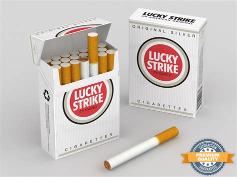 lucky strikes cigarette box